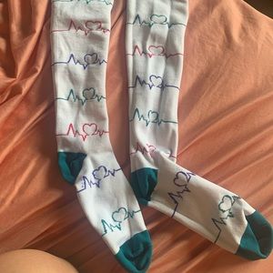 Compression socks for health care workers